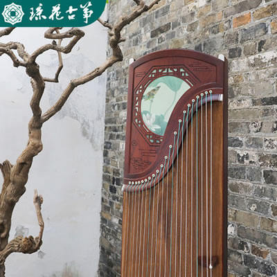 琼花古筝-荷塘翠羽 专业考级演奏表演实木古筝琴